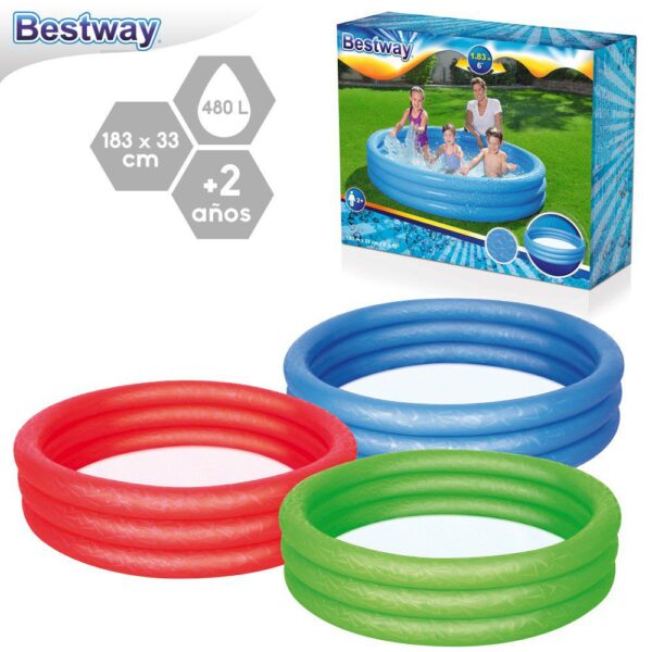 PISCINA PLAY POOL 3/C 183 X 30 CM PRESENTADO EN BOLSA CON FOTO