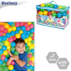 S/100 BOLA PLÁSTICO 6,50 CM BOLSA 100 BOLAS PLASTICO 6,5 CM