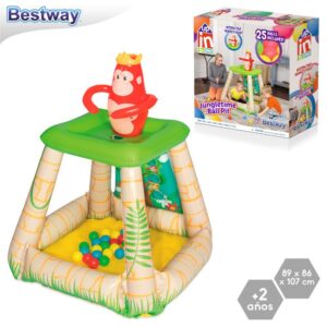 PARQUE JUNGLE CON BOLAS 'UP IN OVER' 89 X 86 X 107 CM INCLUYE 25 BOLAS PARA JUGA - CAJA IMPRESA