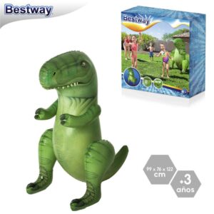 DINOSAURIO TENTETIESO SPRAY HINCHABLE 99 X 76 X 122 CM SE CONECTA MANGUERA Y HACE SPRAY- CAJA LITOGRAFIADA