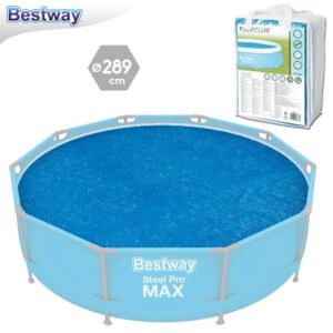 COBERTOR SOLAR PISCINA TUBULAR 305 CM APTAS PISCINA TUBULARES REDONDAS 305 METR0S- CAJA IMPRESA