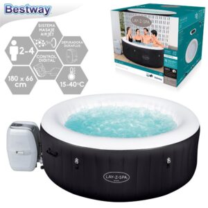 SPA DEPURADORA MIAMI AIRJET 180 X 66 CM CAPACIDAD 2-4 PERSONAS- CONTROL PANEL DIGITAL TEMPERATURA- 15- 40º -SISTEMA AIRJET MASAJE- DEPURADORA DURA PLUS CALENTADOR 1.325