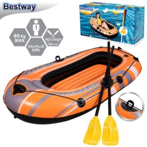BARCA HYDRO FORCE C/REMOS 145 X 87 CM CAJA IMPRESA