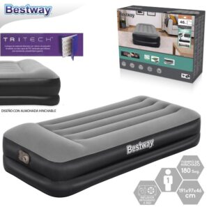 CAMA AIRE TRITECH HINCHADOR INTEGRADO 191 X 97 X 46 CM ELÉCTRICO INTEGRADO -220-240 V: BOLSA PARA GUARDAR - CAJA IMPRESA