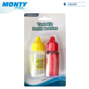 REPUESTO KIT ANÁLISIS PH/CL PISCINA CONTIEME 2 BOTELLAS 2CC. ANLISIS PH Y CLORO - PRESENTADO EN BLISTER