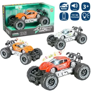 COCHE BUGGY LUZ Y SONIDO 3/C 15 CM FUNCIÓN PRUEBAME- FUNCIONA CON PILAS 3XLR 44 INCLUIDAS- CAJA ABIERTA 18X11 CM