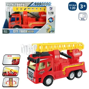 CAMIÓN BOMBEROS 38 CM CAMIÓNBOMBEROS PUBLICAS XL- CAJA ABIERTA