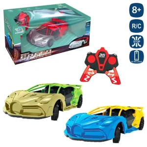 R/C 7F COCHE SQUELETON 3/C 20 CM FUNCIONA CON PILAS COCHE 3XAA+ MANDO 2XAA NO INCLUIDAS -CAJA VENTANA 29X18X24 CM