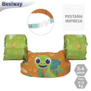CHALECO/MANGUITOS INFANTIL 3-6 AÑOS CHALECO CAMISETA- APTO PARA NIÑOS ENTRE 14-23 KG
