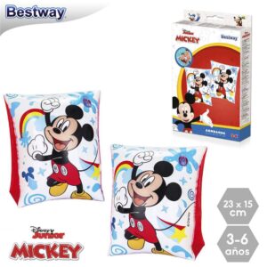 MANGUITOS 'MICKEY' 2/C HINCHABLE 25 X 15 CM BRAZALETE MICKETY 25X15 CM