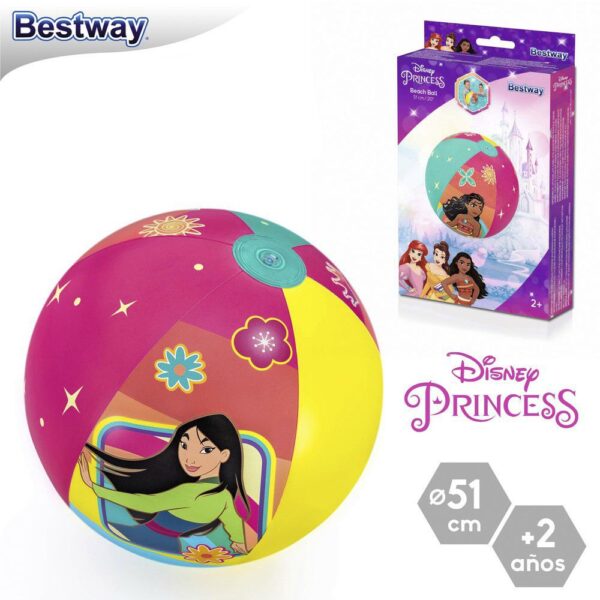 PELOTA PRINCESAS 51 CM CAJA IMPRESA