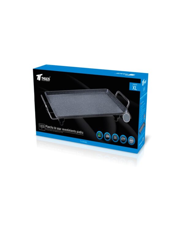 PLANCHA DE ASAR 1800W, REV. PIEDRA ANTIADH. 31*55 cm