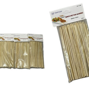 BROCHETAS BAMBÚ 10CM  P/80
