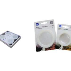 Filtro Alum.+Junta Silicona para Cafetera 12 Tazas