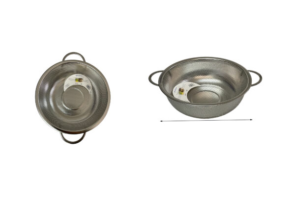 Escurridor Acero Inox. con Asas Ø17CM