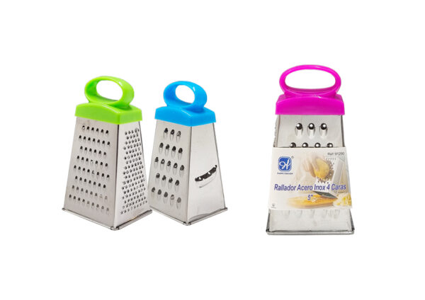 RALLADOR ACERO INOX. 4 USOS