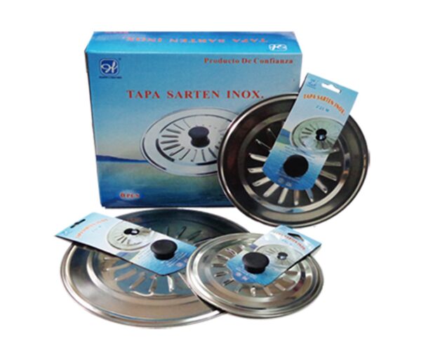 TAPA SARTEN INOX. 18CM