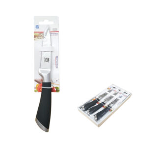 CUCHILLO PELAR ACERO INOX. M/SILICONA