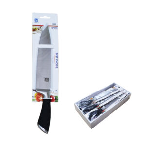 CUCHILO COCINERO ACERO INOX. M/SILICONA