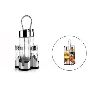 VINAGRERA VIDRIO 4 PCS