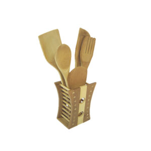 UTENCILLO COCINA BAMBU SET 6 PCS