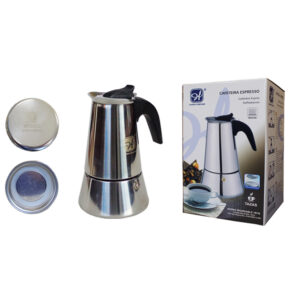 CAFETERA INDUCCION ACERO INOX 10 TAZAS