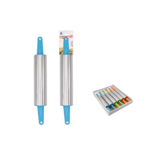 RODILLO MASA EN ACERO INOX. 39CM