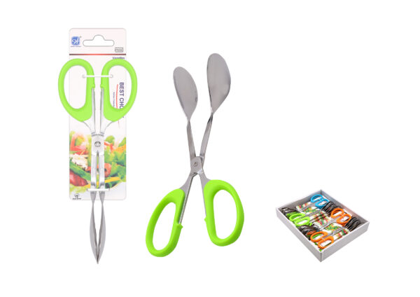 PINZA ENSALADA DE ACERO INOX.