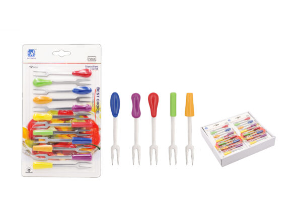 SET 12 PINCHOS COLORES 2 PUAS