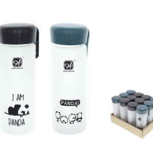 BOTELLA AGUA CRISTAL Panda 350ML