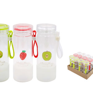 BOTELLA AGUA CRISTAL FRUIT 360