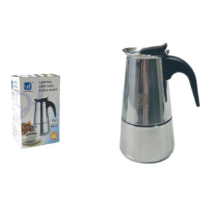 CAFETERA ACERO INOX. 12 TAZAS