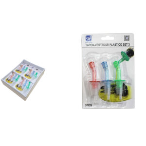 TAPON-VERTEDOR PLASTICO SET 3