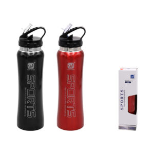 BOTELLA ACERO INOX. CON PIPETA 750ML