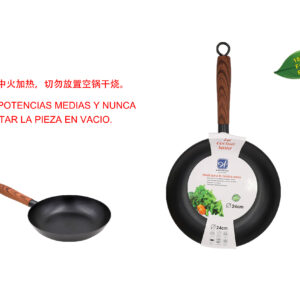 SARTEN DE HIERRO ANTIADHERENTE Ø28CM