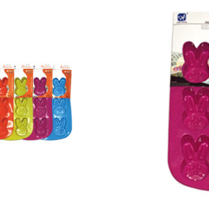MOLDE SILICONA CONEJO 6PCS
