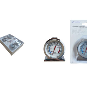 Termometro para horno de acero Inox. 7x6 cm