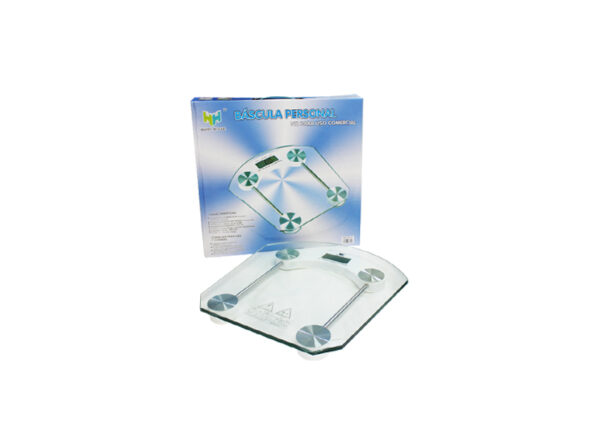 BASCULA BAÑO DIGITAL CUD.33*33CM - CRISTAL 8MM