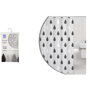 CORTINA BAÑO EVA 180X180CM