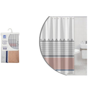 CORTINA BAÑO EVA 180X180CM