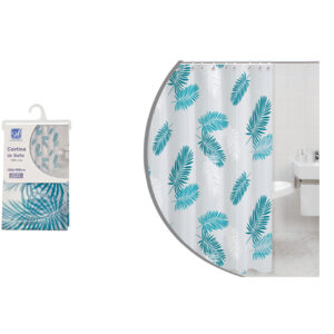 CORTINA BAÑO EVA 180X180CM