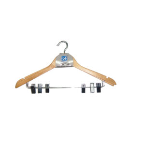 PERCHA MADERA CON PINZAS 44.5*26.5*1CM