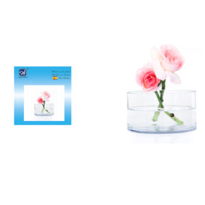 FLORERO CRISTAL Ø15X8CM