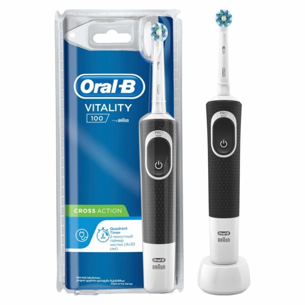 Cepillo de Dientes eléctrico ORAL-B VITALITY D100  CROSS ACTION BK/NEGRO