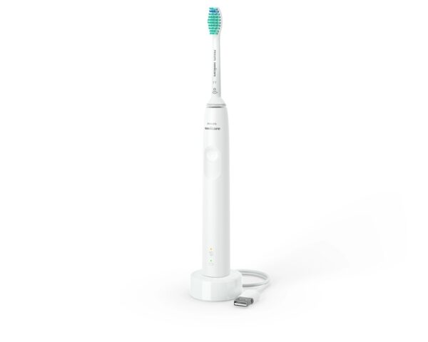 Cepillo dental eléctrico PHILIPS HX3671/13 Sonicare S3100 Carga USB Blanco