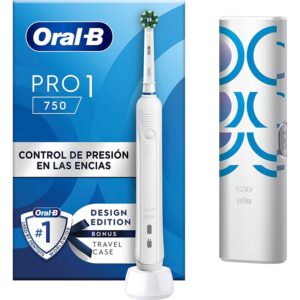 Cepillo de dientes eléctrico ORAL-B PRO1 750+Travel Case EDICIÓN DISEÑO