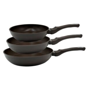 JUEGO DE 3 SARTENES  Ø20,  Ø24 Y  Ø28 CM TH-FPS36 Porto