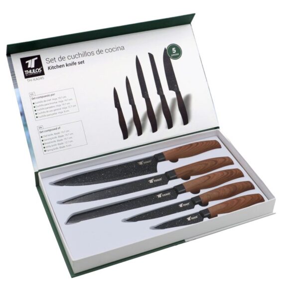 SET DE CUCHILLOS DE COCINA (5 PCS)