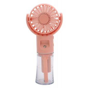 MINI MINI VENTILADOR CON NEBULIZADOR ROSA