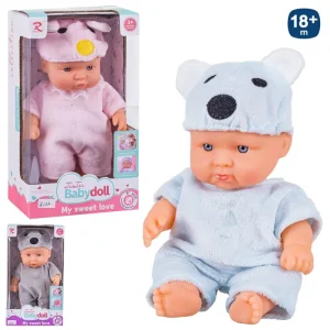 BEBÉ DISFRAZ PVC 3/M 21 CM CAJA ABIERTA 13X23 CM